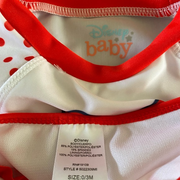 NWT Disney Baby Minnie Mouse. Two piece bathing suit sz 0-3 months - Picture 5 of 7